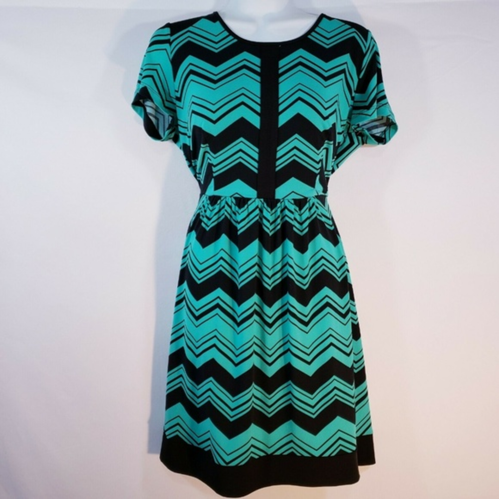 Kalijati Womens Dress Multicolor Geometric‎ Print S
